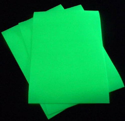 Sticker Paper Glow in the Dark DIY for Inkjet UV Printer Label Sheet