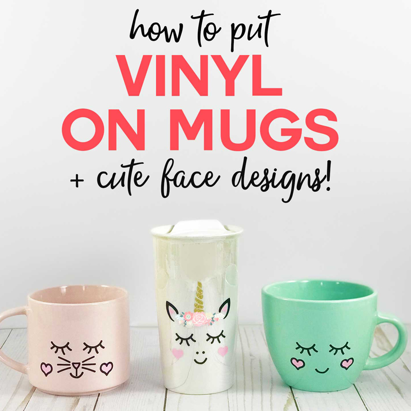 Step by Step Procedure for Putting Vinyl on Mugs