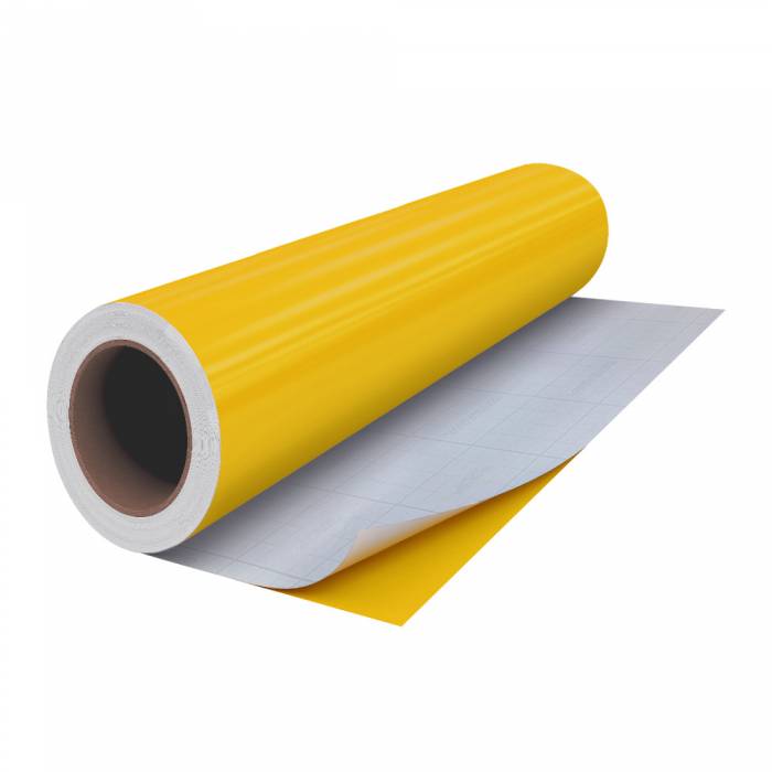 Bright Yellow Self Adhesive Vinyl