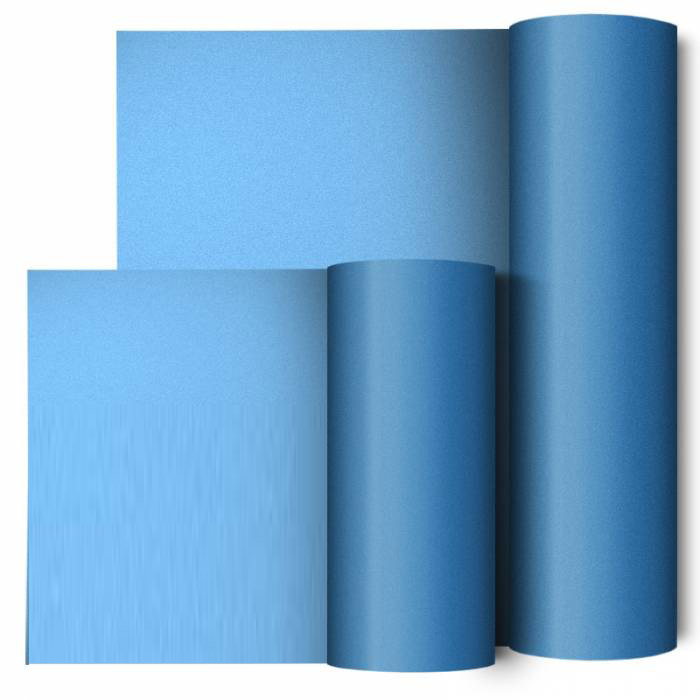 Premium Plus Light Blue Metallic Bulk Roll