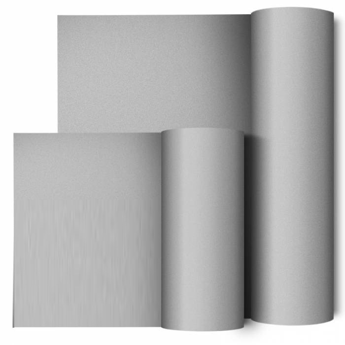 Premium Plus Adhesive Viny; Light Silver Metallic Bulk Roll