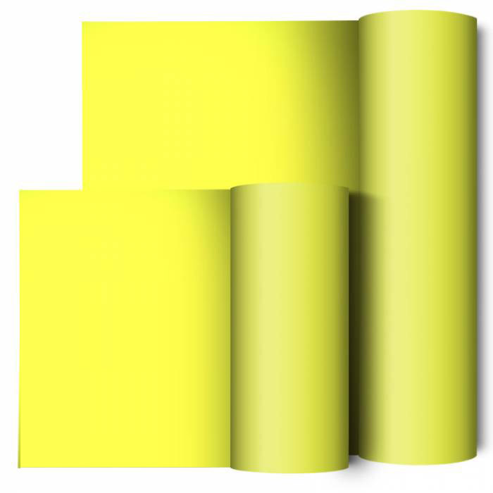 Premium Plus Heat Transfer Vinyl Lime Yellow Bulk Roll