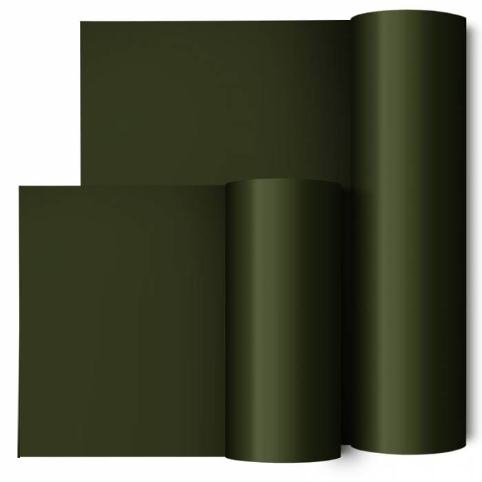 Premium Plus Heat Transfer Vinyl Military Green Bulk Roll