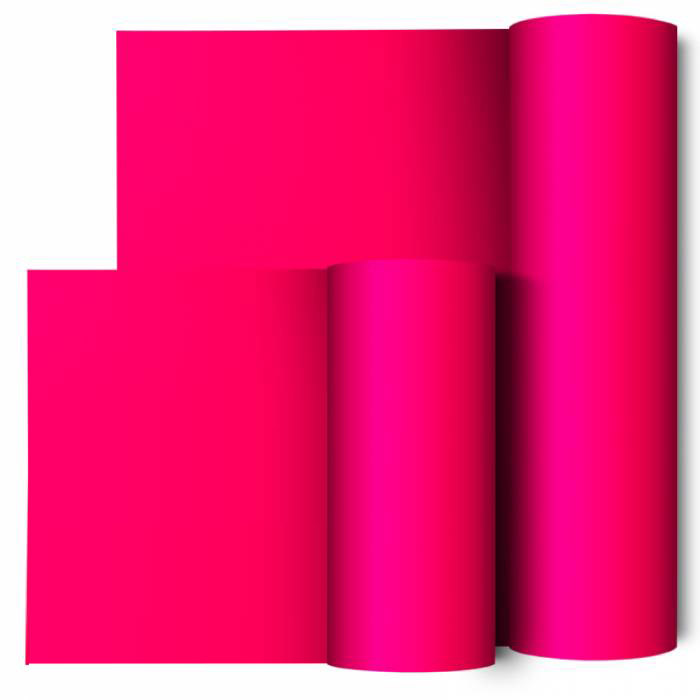 Premium Plus Heat Transfer Vinyl Neon Pink Bulk Roll