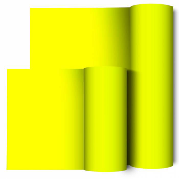 Premium Plus Heat Transfer Vinyl Neon Yellow Bulk Roll