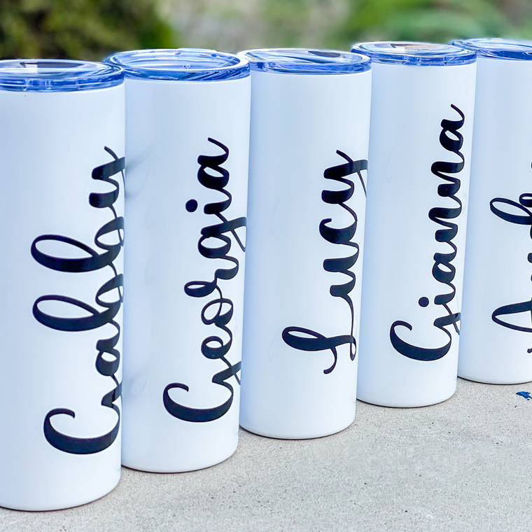 How to Use Adhesive Vinyl on Drinkware