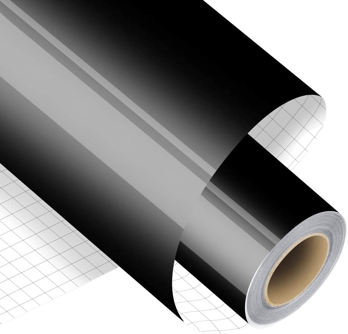 Wholesale Adhesive Vinyl Roll - Glossy Black