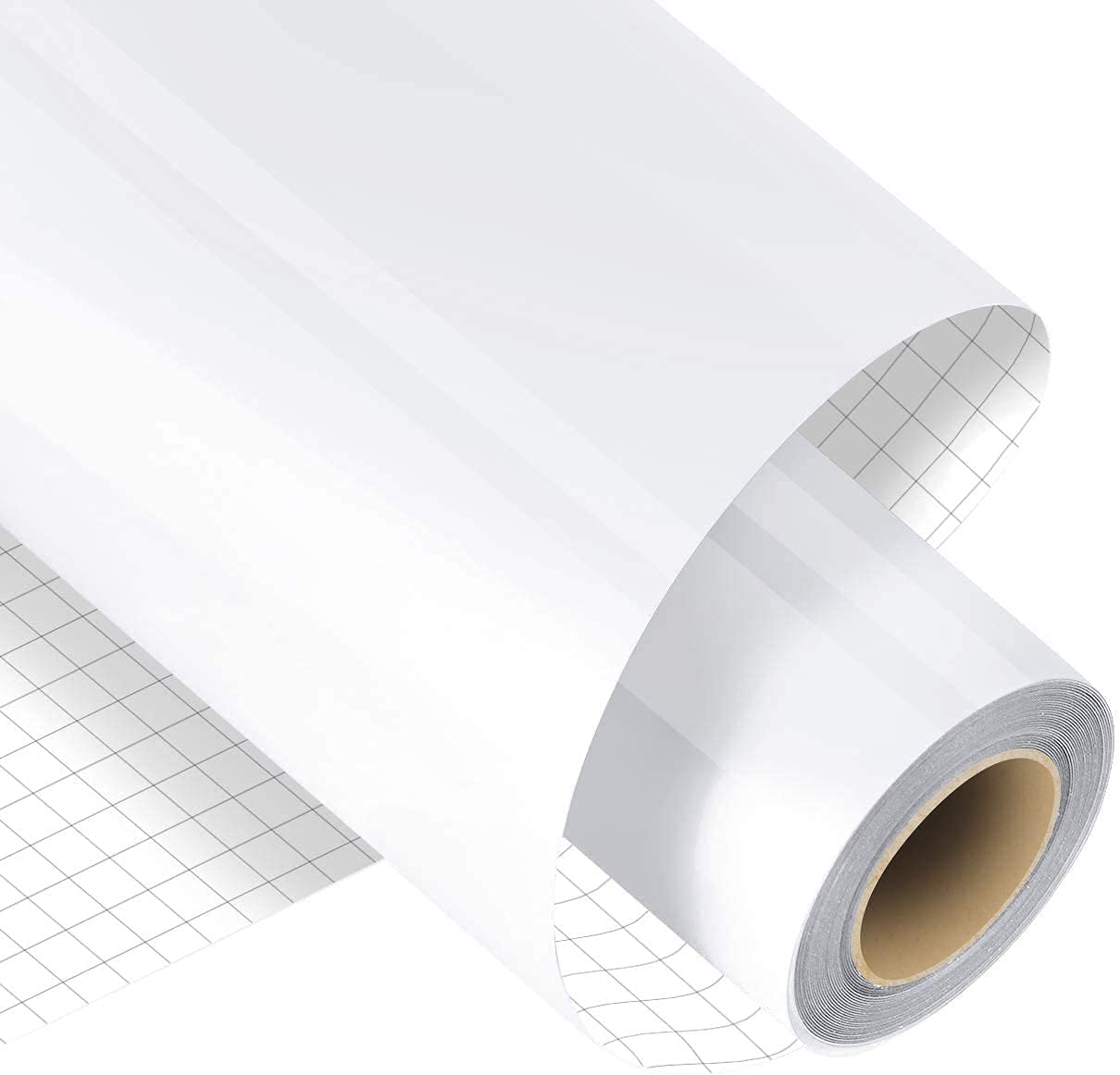 Wholesale Adhesive Vinyl Rolls - Glossy White