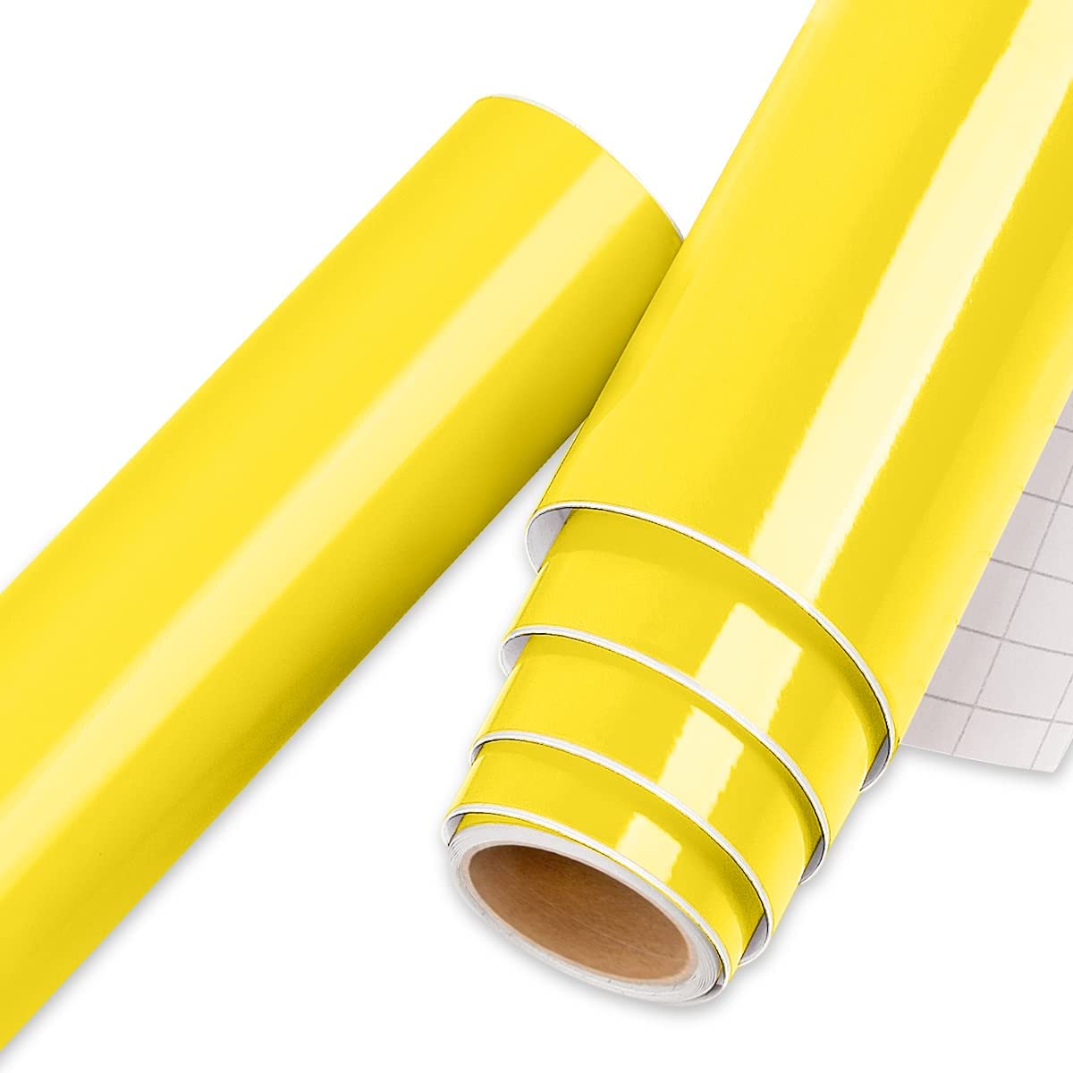 Glossy Yellow Vinyl Roll - Wholesale Adhesive Vinyl Rolls