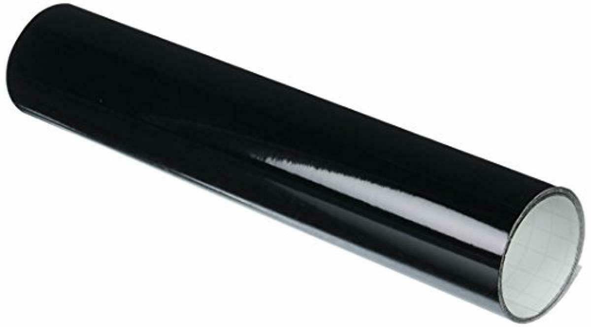 Glossy Adhesive Permanent Black Vinyl Rolls(图1)