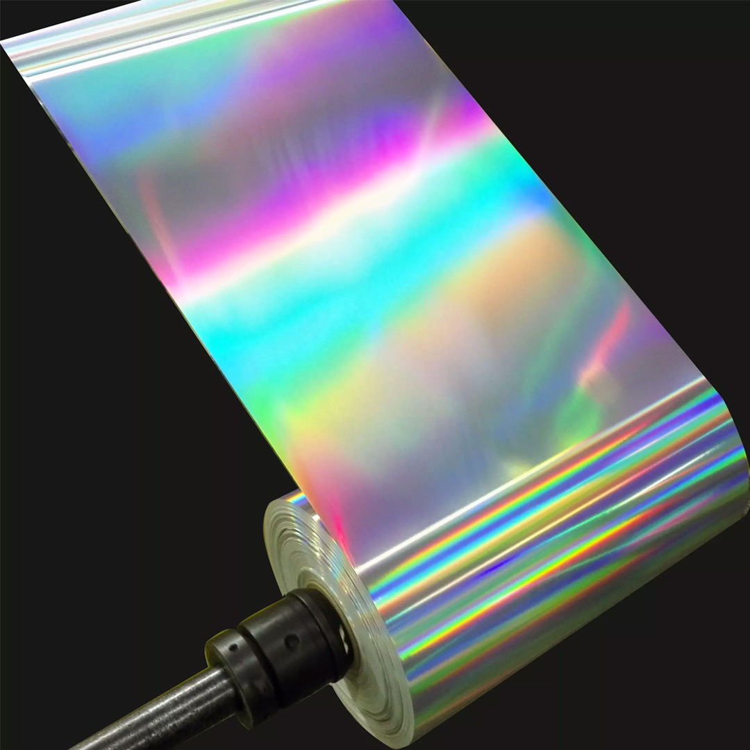 Wholesale DIY Craft PVC PET Crack Holographic Sticker Vinyl 