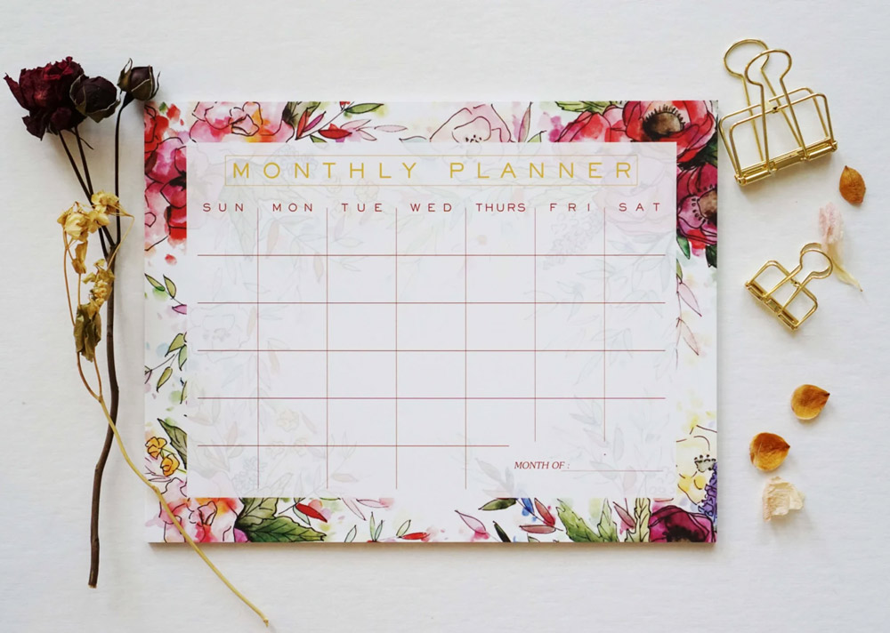 Stick-it! Calendar Pads, Decals, Magnets Or "add Your Card" Option