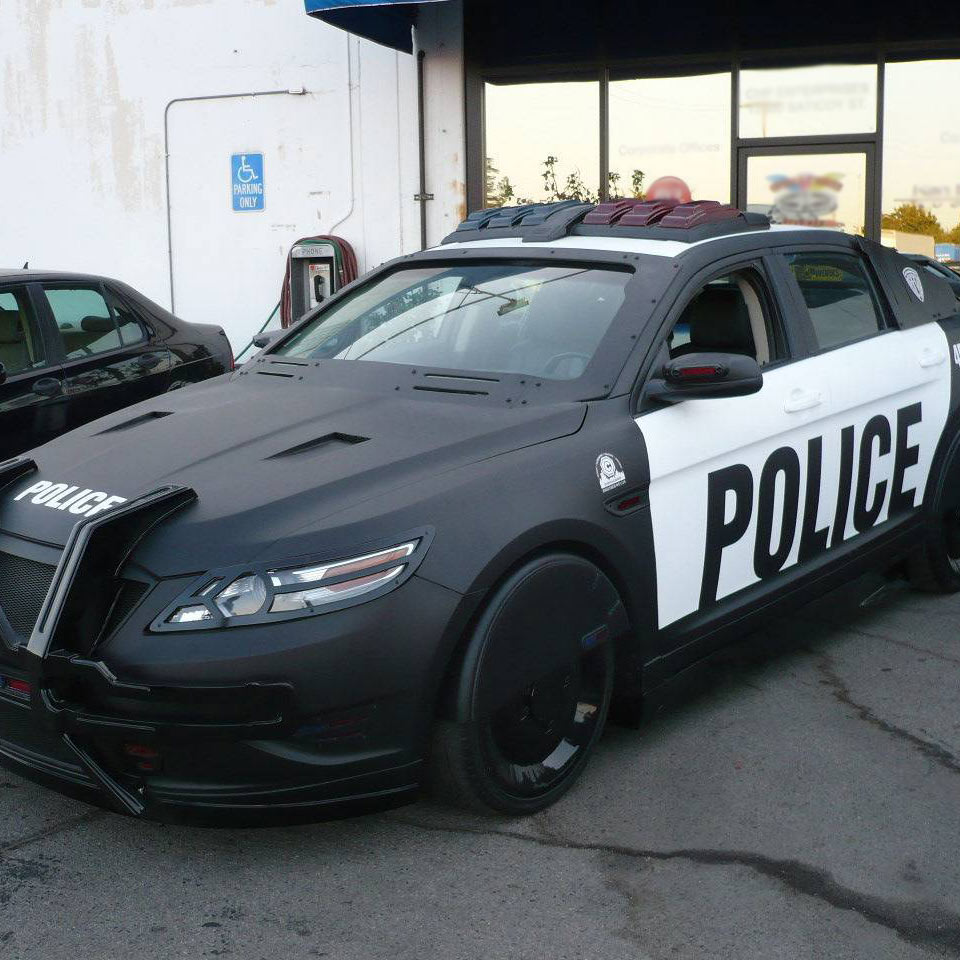 Police Car Wraps Make Them Identifiable