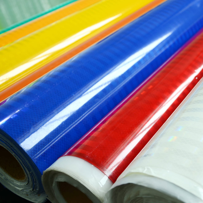 HeYi reflective film with special molded PVC