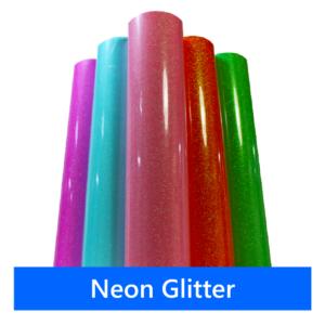 Neon Glitter HTV Heat Transfer Vinyl