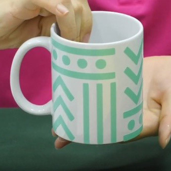How To Decorate Mug With Adhes