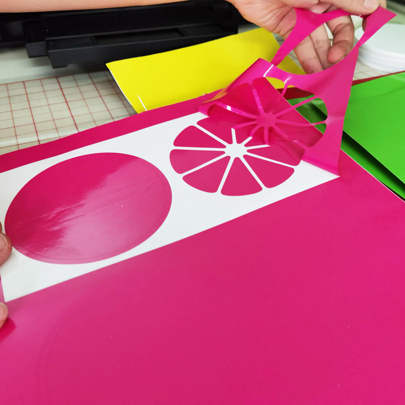 The convenience and application of self-adhesive vinyl